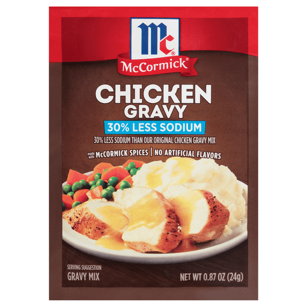 Save on McCormick Gravy Mix Packet Chicken 30 Less Sodium Order Online