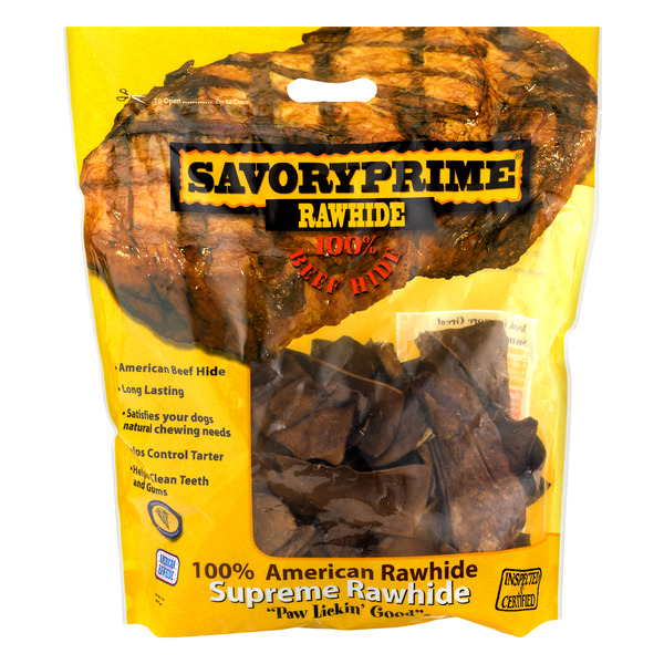 Save on Savory Prime Beef Hide Rawhide Chips Dog Chews Order Online