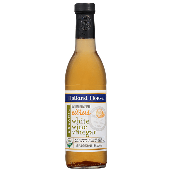 Save on Holland House White Wine Vinegar Citrus Organic Order Online