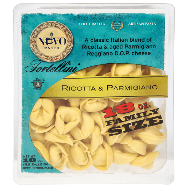 Save on Nuovo Pasta Tortellini Ricotta & Parmigiano Family Size Fresh