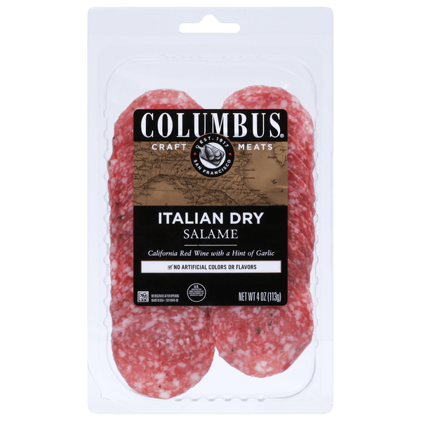 Save on Columbus Italian Dry Salame Sliced Order Online Delivery GIANT