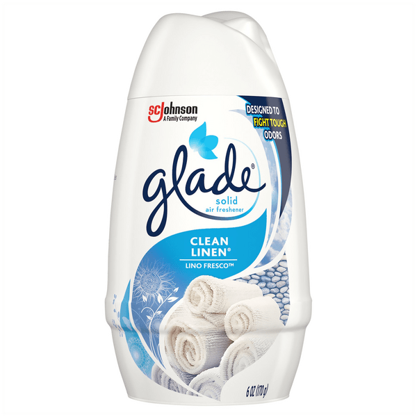 Save on Glade Air Freshener Long Lasting Gel Solid Clean Linen Order
