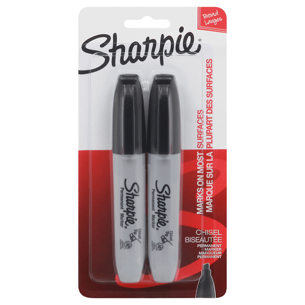 Save on Sharpie Permanent Markers Broad Large Chisel Tip Black Order