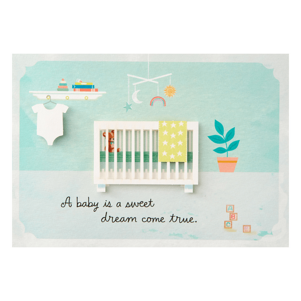 Save on Hallmark Paper Wonder Pop Up Baby Shower Card (Sweet Dream Come