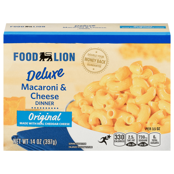 Save on Food Lion Deluxe Macaroni & Cheese Dinner Original Order Online