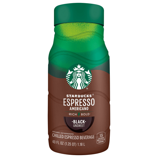 Save on Starbucks Espresso Americano Beverage Black Unsweet Order
