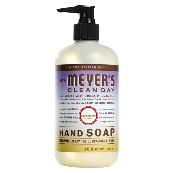 Save on Mrs. Meyer's Clean Day Liquid Hand Soap Compassion Flower Pump