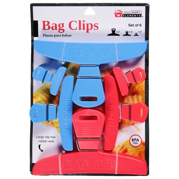 Save on Culinary Elements Bag Clips BPA Free Order Online Delivery Giant