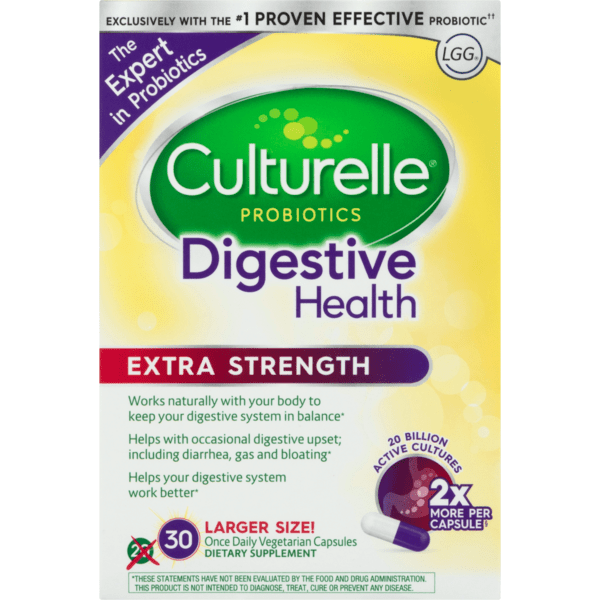 Save on Culturelle Probiotics Digestive Health Extra Strength Capsules Order Online Delivery Giant