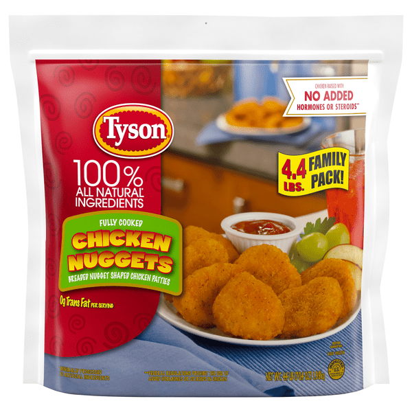 Save on Tyson Chicken Nuggets Family Pack FullyCooked All Natural