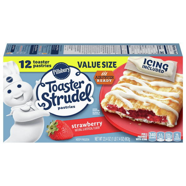 Save on Pillsbury Toaster Strudel Pastries Strawberry 12 ct Order