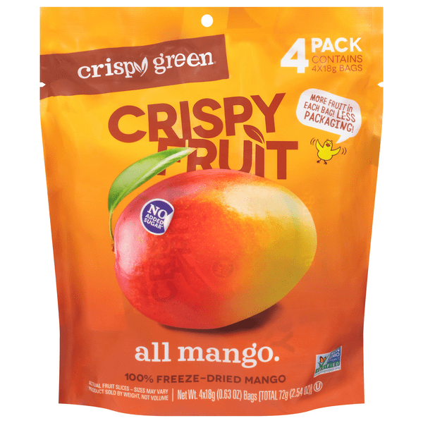 Save on Crispy Green Crispy Fruit All Mango FreezeDried No Sugar Added