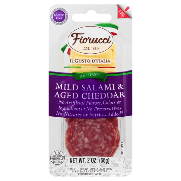 Save on Fiorucci Mild Salami & Aged Cheddar Order Online Delivery