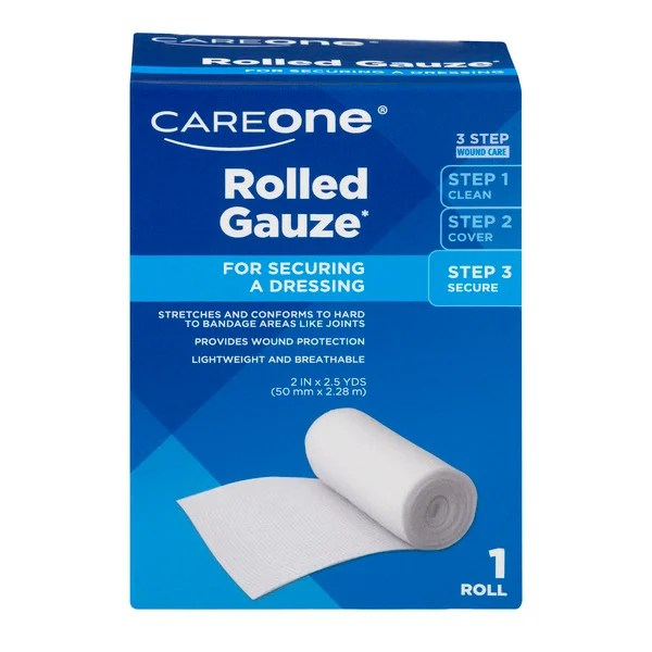 Save on CareOne Rolled Gauze Step 3 For Securing A Dressing Order