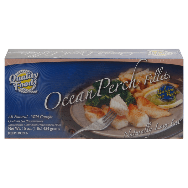 Save on Quality Foods Ocean Perch Fillets Low Fat All Natural Order