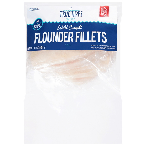 Save on True Tides Flounder Fillets Wild Caught Frozen Order Online Delivery GIANT
