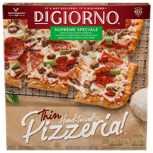 Save on DiGiorno Pizzeria! Hand Tossed Thin Crust Pizza Supreme