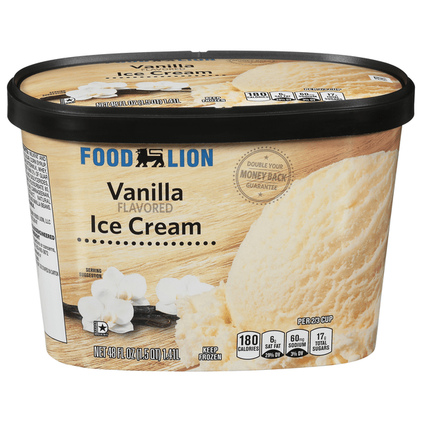 Vanilla Ice Cream Order Online & Save Food Lion