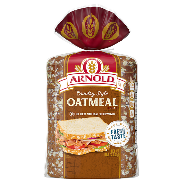 Save on Arnold Country Oatmeal Sliced Bread Order Online Delivery Giant