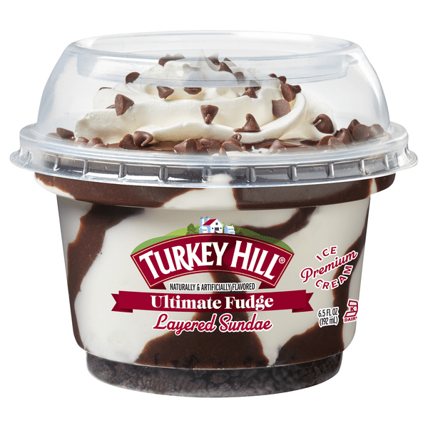 Save on Turkey Hill Ice Cream Layered Sundae Ultimate Fudge Order