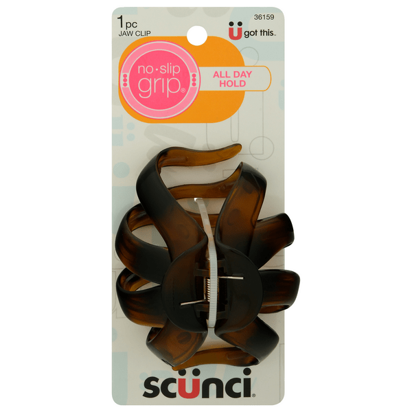 Save on Scunci No Slip Grip Jaw Clip All Day Hold Order Online Delivery Stop & Shop