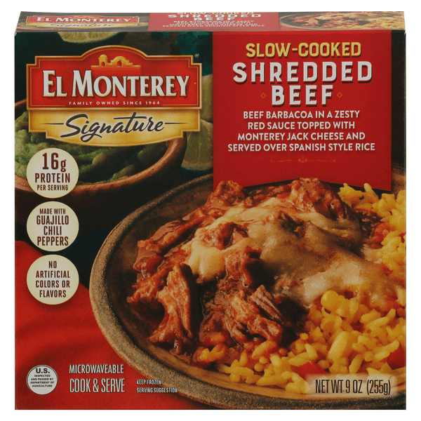 Save on El Monterey Signature Slow Cooked Shredded Beef Frozen Order