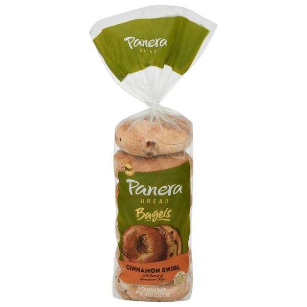 Save on Panera Bread Cinnamon Swirl PreSliced Bagels 6 ct Order