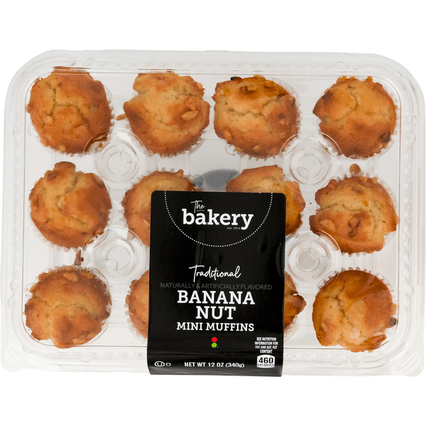Save on Stop & Shop The Bakery Traditional Banana Nut Mini Muffins 12