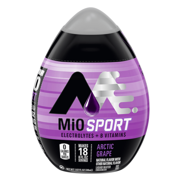 Save on MiO Sport Liquid Water Enhancer with Electrolytes Arctic Grape
