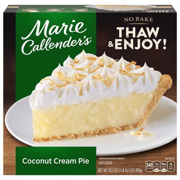 Save on Marie Callender's No Bake Coconut Cream Pie Frozen Order Online