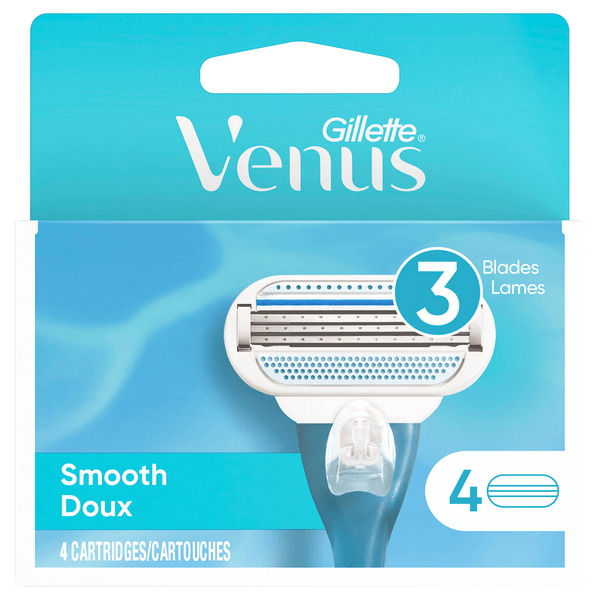 Save on Gillette Venus Smooth 3 Blades Cartridges Order Online Delivery