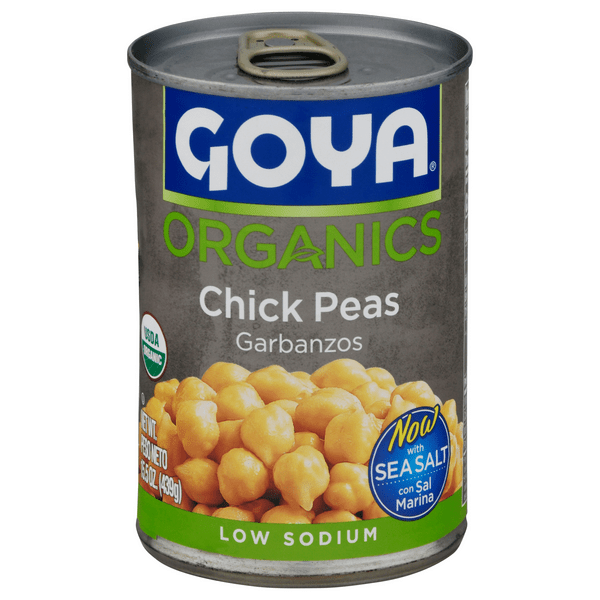 Save on Goya Organics Chick Peas with Sea Salt Low Sodium Order Online