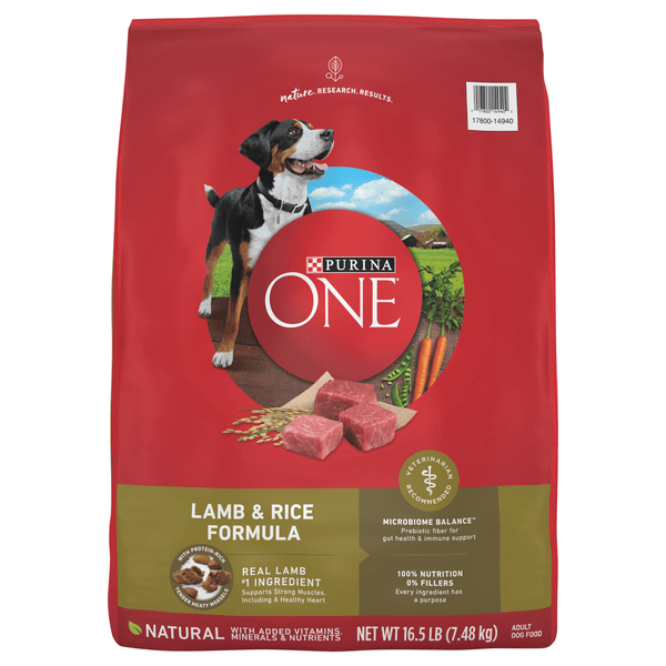 Save on Purina ONE Natural Lamb & Rice Formula Adult Dry Dog Food Order
