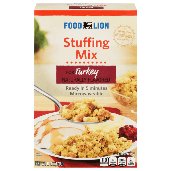 Save on Food Lion Stuffing Mix Turkey Microwaveable Order Online