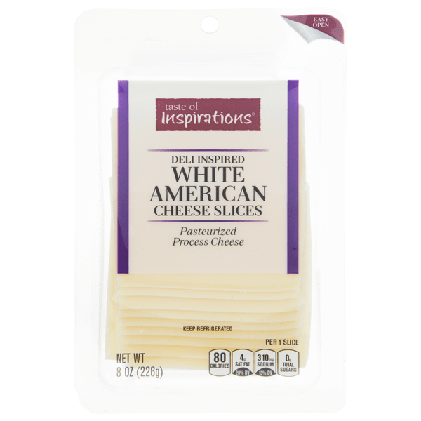 Save on Taste of Inspirations Deli Inspired White American Cheese