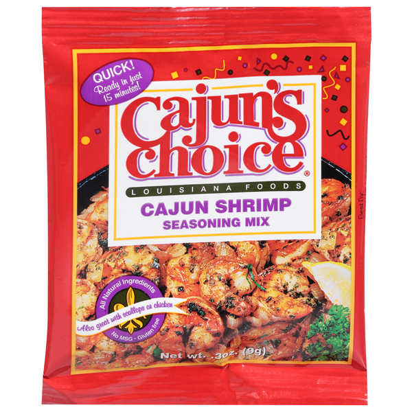 Save on Cajun's Choice Cajun Shrimp Seasoning Mix Packet Order Online Delivery Food Lion