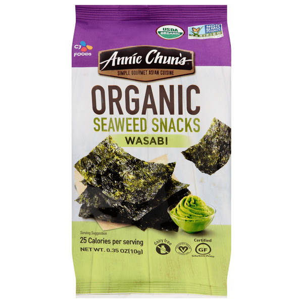 Save on Annie Chun's Seaweed Snacks Wasabi Organic Order Online