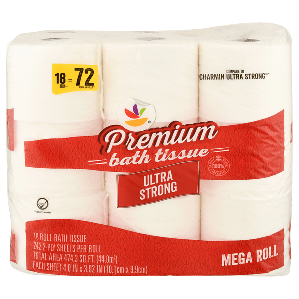 Save on Our Brand Premium Ultra Strong Mega Roll 2Ply Toilet Paper