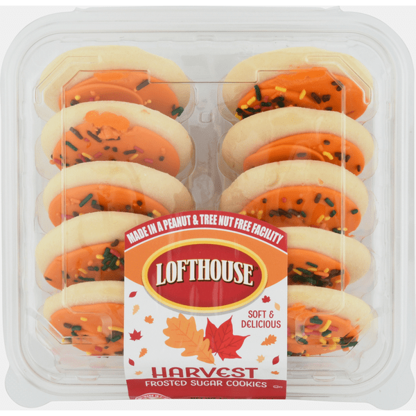 Save on Lofthouse Harvest Frosted Sugar Cookies 10 ct Order Online