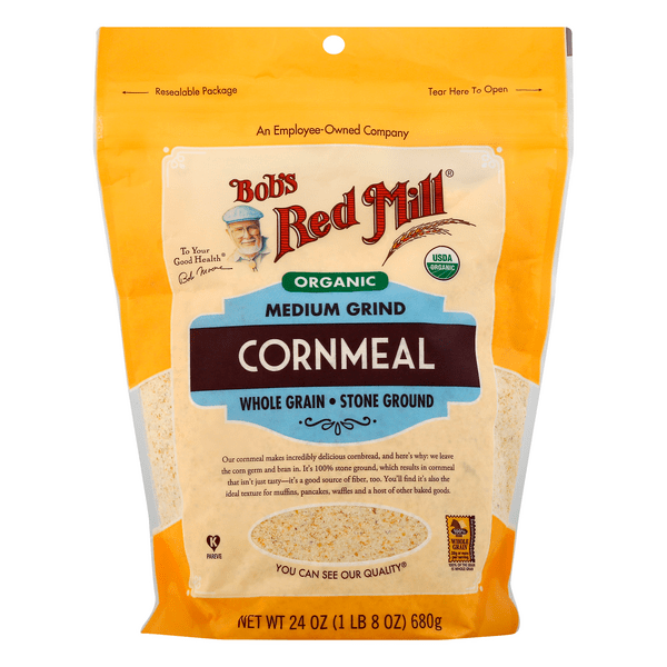 Save on Bob's Red Mill Medium Grind Corn Meal Stone Ground Whole Grain