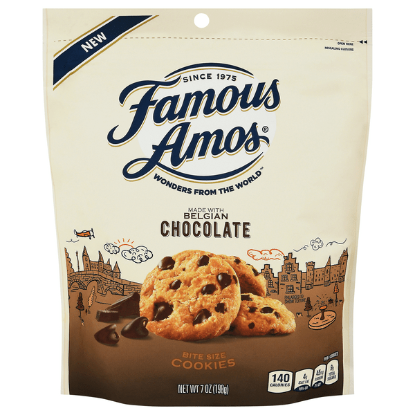 Save on Famous Amos Bite Size Cookies Chocolate Chip Order Online