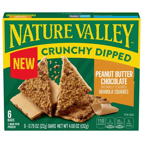 Save on Nature Valley Crunchy Dipped Granola Bar Peanut Butter