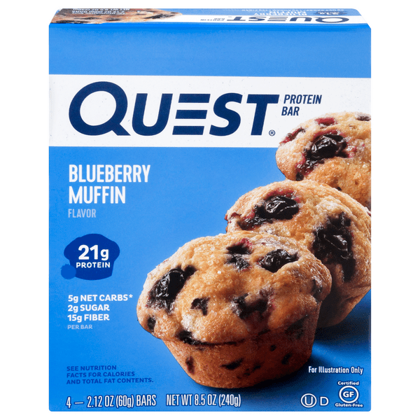 Save on Quest High Protein Bar Blueberry Muffin Low Carb Keto 4 ct