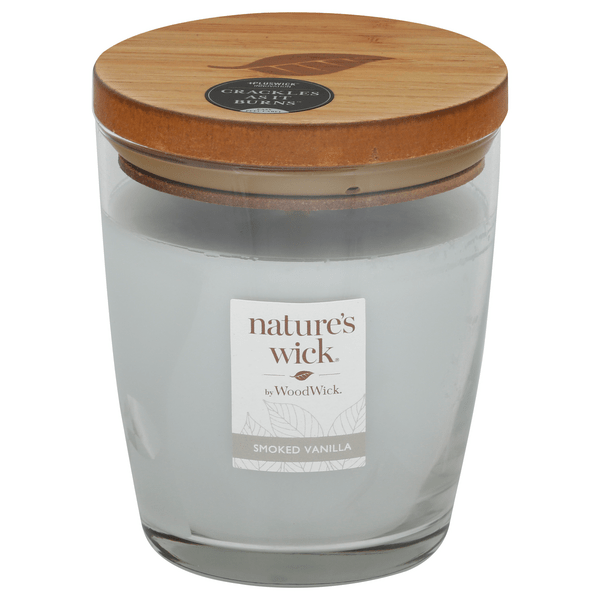 Save on Nature's Wick Scented Candle Smoked Vanilla Order Online