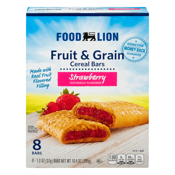 Save on Food Lion Fruit & Grain Cereal Bar Strawberry 8 ct Order
