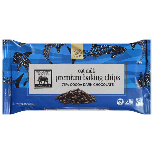Save on Endangered Species Premium Baking Chips Oat Milk + Dark
