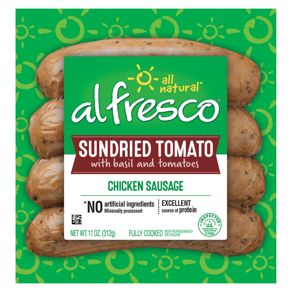 Save on Al Fresco Chicken Sausage Sun Dried Tomato All Natural 4 ct