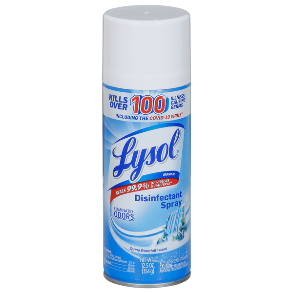 Save on Lysol Disinfectant Spray Spring Waterfall Scent Order Online