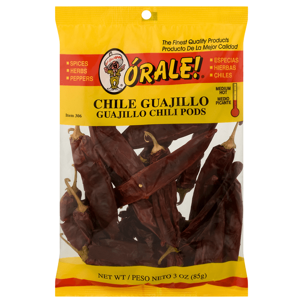 Save on Orale! Chile Guajillo Medium Hot Chili Pods Order Online