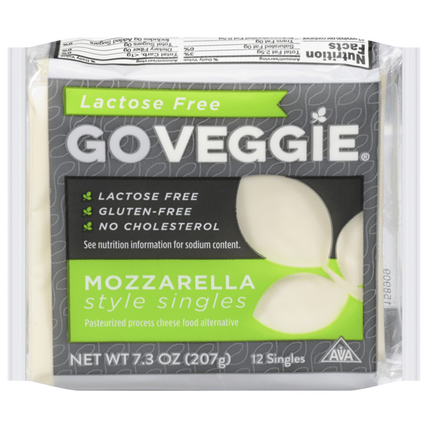 Save on GO VEGGIE Cheesy Bliss Mozzarella Style Singles Lactose Free
